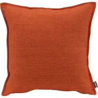 Hock Dekokissen H.O.C.K. "Mali", orange (orange, unifarben), B:45cm H:10cm L:45cm, Polyester, Dekokissen_Sitzkissen_Kissenhüllen, Dekokissen, einfarbig, Kissenhülle mit Füllung, 1 Stück