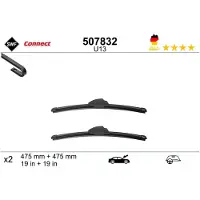 SWF Connect 2x Scheibenwischer U13 - Vorne - 475 mm / 475 mm