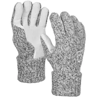 Ortovox Herren Classic Wool Glove Leather grey blend S