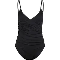 DEDICATED - Women's Wrap Swimsuit Klinte - Badeanzug Gr XS schwarz