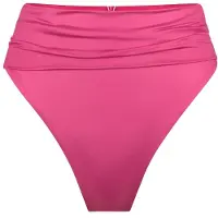 Seafolly - Women's Soleil Roll Top High Rise Pant - Bikini-Bottom Gr 36 rosa