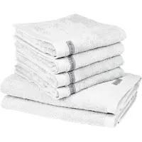 Ross Handtuch Set "Sinfonie", weiß, Frottier, Frottier, Obermaterial: 100% Baumwolle, Handtuch-Sets, Handtuch Set, beinhaltet: Handtücher und Badetücher