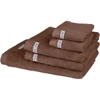 Ross Handtuch Set "Sinfonie", grau (taupe), 5 Stk., Frottier, Frottier, Obermaterial: 100% Baumwolle, Handtuch-Sets, Handtuch Set, beinhaltet Handtücher, Badetuch und Gästetücher