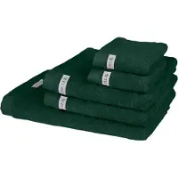 Ross Handtuch Set "Sinfonie", grün (tanne), 5 Stk., Frottier, Frottier, Obermaterial: 100% Baumwolle, Handtuch-Sets, Handtuch Set, beinhaltet Handtücher, Badetuch und Gästetücher