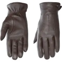 PEARLWOOD Lederhandschuhe "Travis", Herren, Gr. 9.5, braun (schwarz braun), Schafsleder, unifarben, Handschuhe Lederhandschuhe, Glattlederhandschuh