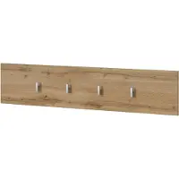 LIVING CHARM Garderobenpaneel "Hola", braun (natur), B:90cm H:19,5cm T:1,6cm, Holzwerkstoff, Garderobenpaneele, Garderobenpaneel, Breite ca. 90 cm