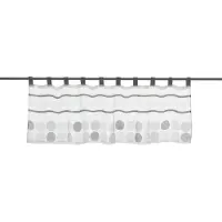 Decolife Scheibengardine "Malie", (1 St.), HxB: 45x140, Scheibengardine mit Webstruktur
