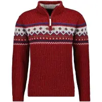 Ragman Rundhalspullover , Herren, Gr. 54, rot (rostrot, 063), Strick, 80% Wolle 20% Nylon, Pullover Rundhalspullover