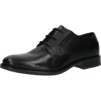 Bugatti Business Herren Schnürschuhe schwarz Glattleder - Größe: 44