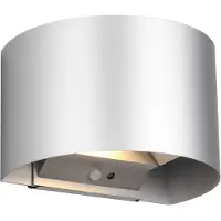 Reality Talent LED Wandleuchte 2x0,5W 16cm Titanfarbig warmweiss