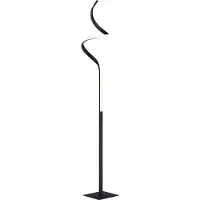 TRIO LED-Stehlampe Course, schwarz matt, 3.000 K, Höhe 145 cm
