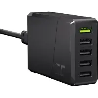 Green Cell CHARGC05, Drinnen, AC, 12 V, Schwarz