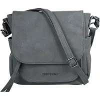 Betty Barclay Umhängetasche "Damen", Damen, Gr. B/H/T: 23cm x 22cm x 10cm onesize, blau (hellblau), Polyurethan (PU), unifarben, Taschen Umhängetasche