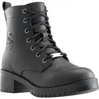 Ixon Krafter WP Lady Schwarz Motorrad Stiefel Größe 37