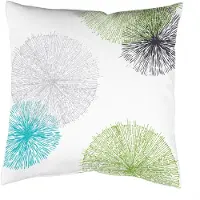 Home wohnideen Dekokissen "SCOPPIO" Gr. 1, grün (grün, bedruckt), B:40cm L:40cm, Polyester, Dekokissen_Sitzkissen_Kissenhüllen, Dekokissen, Kissenhülle mit Füllung