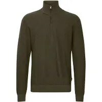 Blend Troyer "Troyer BHPullover", Herren, Gr. M, grün (forest night), Obermaterial: 100% Baumwolle CO., Pullover Troyer