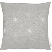 Apelt Dekokissen "1712" Gr. 1, grau (taupe, gemustert), B:46cm L:46cm, Polyester, Dekokissen_Sitzkissen_Kissenhüllen, Dekokissen, Kissenhülle ohne Füllung, 1 Stück