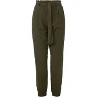 Oxmo Stoffhose "Stoffhose OXLennja", Damen, Gr. 38, N-Gr, grün (dusty olive), Obermaterial: 100% Baumwolle CO., Hosen Stoffhose