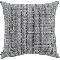 Hock Dekokissen H.O.C.K. "Mosaico", blau (blau, gemustert kariert), B:50cm H:10cm L:50cm, Polyester, Dekokissen_Sitzkissen_Kissenhüllen, Dekokissen, mit feinem Karomuster, Kissenhülle mit Füllung, 1 Stück