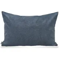 Hock Dekokissen H.O.C.K. "Versatil Uni", blau (blau, unifarben), B:60cm L:40cm, Polyester, Dekokissen_Sitzkissen_Kissenhüllen, Dekokissen, Kissenhülle mit Füllung, 1 Stück
