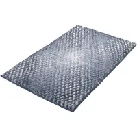 Kleine wolke "Cory, Badvorleger, Badezimmer Teppich" Höhe 24 mm rutschhemmend beschichtet fußbodenheizungsgeeignet Badteppich, modischer Farbverlauf, Hoch-Tief Effekt, waschbar