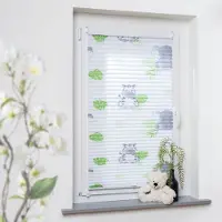 Liedeco Plissee "Hanni & Luc" Lichtschutz ohne Bohren verspannt Klemmfix, Kinderzimmermotiv