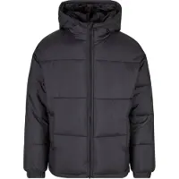 TB International GmbH Urban Classics Winterjacke Herren Basic Puffer Jacket With Hood schwarz M