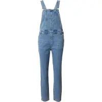 ONLY Overall "ONLPERCY OVERALL DNM MAE06 NOOS", Damen, Gr. M, Länge 32, blau (light blau denim), Denim/Jeans, Obermaterial: 99% Baumwolle, 1% Elasthan, unifarben, slim fit, Overalls Overall