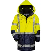 Elysee Warnschutzparka Jekyll 2XL gelb/marine