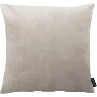 Apelt Dekokissen "Castello, Uni Samt" Gr. 2, grau (hellgrau, unifarben), B:46cm L:46cm, Bezug: 100% Polyester, Dekokissen_Sitzkissen_Kissenhüllen, Dekokissen, Kissenhülle ohne Füllung, 1 Stück