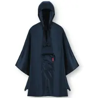 Reisenthel mini maxi poncho dark blue – Klein verpackter Regencape aus hochwerti