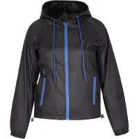Libbi damen jacke - schwarz königsblau, M