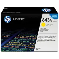 HP Original Tonerpatrone 643A Gelb für Color LaserJet 4700 Serie
