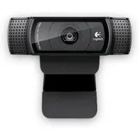 Logitech HD Pro Webcam C920, 1920 x 1080 Pixel, Full HD, H.264, USB 2.0, Schwarz, Clip