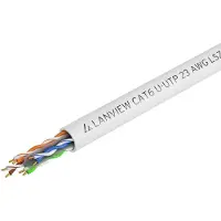 Lanview LVN122114, 305 m, Cat6, U/UTP (UTP), Weiß