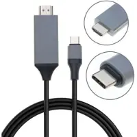 Hama USB-C auf HDMI Kabel 4K (1,5 m) - Hochwertige Bild- und Tonübertragung KP36395