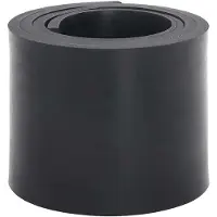 vidaXL Gummileiste für Schneepflug Schwarz 150x15x1 cm