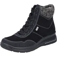 Rieker Damen Schnürstiefel L7710-00 schwarz Gr. 41