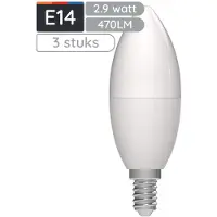 Avide LED-Kerzenlampe E14 B35 2,9W 470lm 3000K (3 St.)