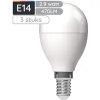 Avide LED-Lampe E14 P45 2,9W 470lm 3000K (3 St.)