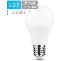 Modee Lighting E27 LED-Lampe A60 11W 1055lm 2700K warmweiß 3 Stück