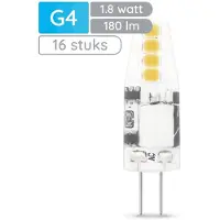 Modee Lighting LED-Instecklampe G4 1.8W 180lm 2700K 12V Warmweiß - 16 St.