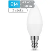 Modee Lighting E14 LED-Lampe B35 4,9W 470lm 2700K warmweiß 3 Stück