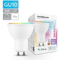 Modee Lighting GU10 LED-Spot 4,7W 400lm 2700K warmweiß 10 Stück dimmbar