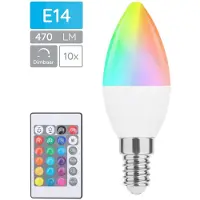 Modee Lighting E14 LED-Lampe B35 4,9W 470lm 2700K warmweiß 10 Stück dimmbar