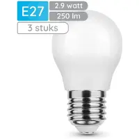 Modee Lighting E27 LED-Lampe P45 2,9W 250lm 2700K warmweiß 3 Stück