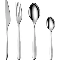 Arthur Martin Besteckset – – AM0211 – 24-teilig – Edelstahl – Hochglanzpoliert