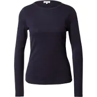s.Oliver Langarmshirt , Damen, Gr. 44, blau, Jersey, Obermaterial: 100% Baumwolle, unifarben, regular fit hüftlang, U-Boot-Ausschnitt, gerader Abschluss, Shirts Langarmshirt, mit U-Boot-Ausschnitt