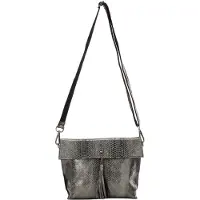 NAEMI damen schultertaschen - grau schwarz