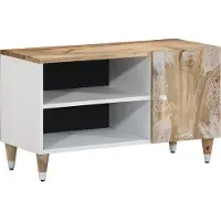 vidaXL TV-Schrank 80x31,5x46 cm Massivholz Mango